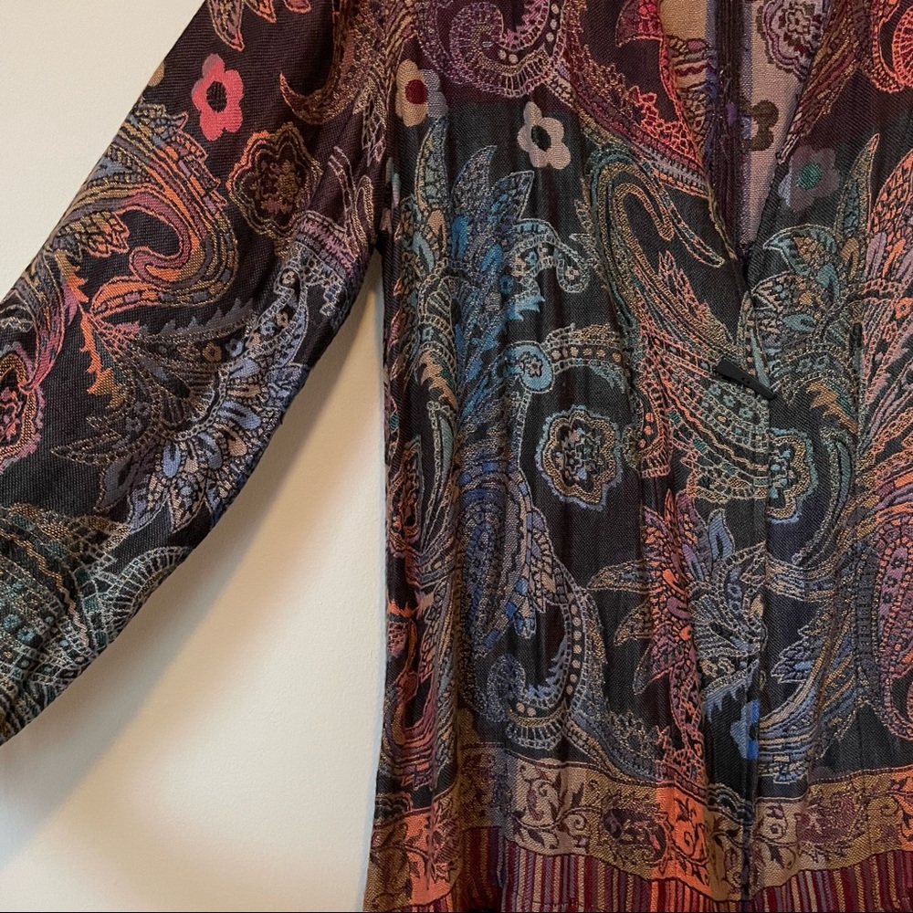 Multi-Colored Patterned Cardigan - image 3